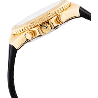 Technomarine Women's Watch - Manta Quartz Gold MOP Dial Black Strap | TM-220072 ,