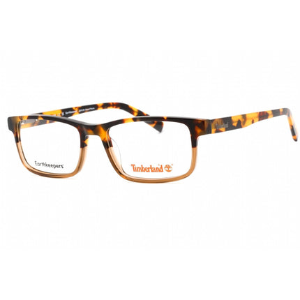 Timberland Men's Eyeglasses - Blonde Havana Plastic Rectangular Frame | TB1789-H 053 ,
