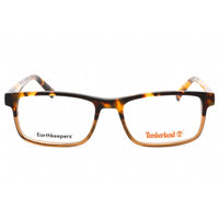 Timberland Men's Eyeglasses - Blonde Havana Plastic Rectangular Frame | TB1789-H 053 ,