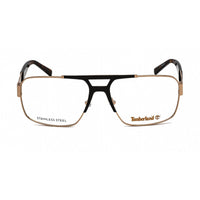 Timberland Men's Eyeglasses - Clear Lens Pale Gold Rectangular Frame | TB1702 032 ,