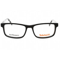 Timberland Men's Eyeglasses - Shiny Black Full Rim Rectangular Frame | TB1789-H 001 ,