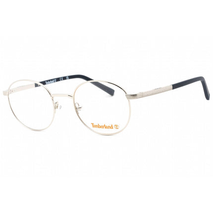 Timberland Men's Eyeglasses - Shiny Light Nickeltin Metal Full Rim Frame | TB1724 010 ,