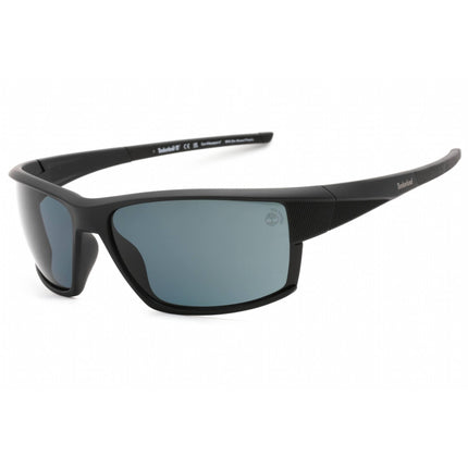 Timberland Men's Sunglasses - Matte Black Full Rim Rectangular Frame | TB9308 02D ,