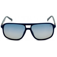 Timberland Men's Sunglasses - Matte Blue Rectangular Full Rim Frame | TB9200 91D ,