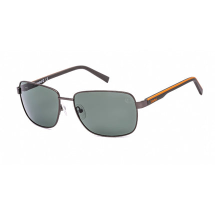Timberland Men's Sunglasses - Matte Gunmetal Aviator Metal Frame | TB9196 09R ,