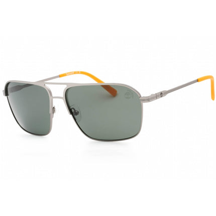 Timberland Men's Sunglasses - Matte Gunmetal Full Rim Rectangular Frame | TB9316 09R ,