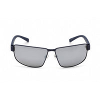 Timberland Men's Sunglasses - Navy/Grey Rectangular Metal Full Rim Frame | TB9238 91D ,