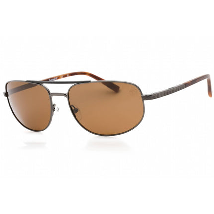 Timberland Men's Sunglasses - Shiny Dark Gunmetal with Black/Tortoise | TB9285 06H ,