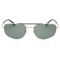 Timberland Men's Sunglasses - Shiny Gold/Green Full Rim Frame | TB9285 32R ,