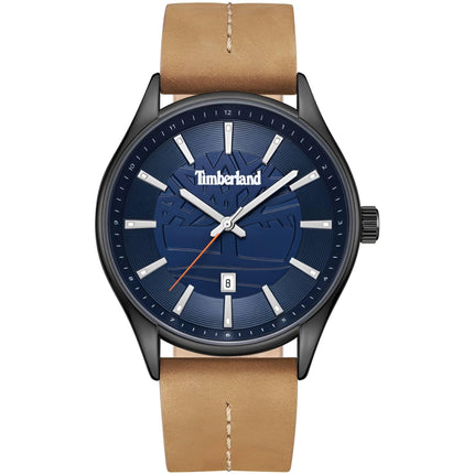 Timberland Men's Watch - Classic Blue Dial Genuine Leather Strap Date | TDWGB9001002 ,