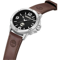 Timberland Men's Watch - Classic Brown Genuine Leather Strap Quartz | TDWGA9002201 ,