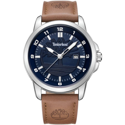 Timberland Men's Watch - Classic Brown Genuine Leather Strap Quartz | TDWGB9002103 ,