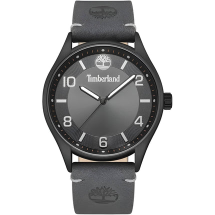 Timberland Men's Watch - Classic Grey Genuine Leather Strap Quartz | TDWGA9001103 ,