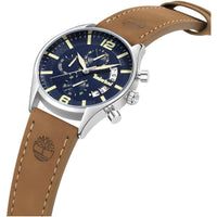 Timberland Men's Watch - Dress Sport Blue Dial Brown Strap Chrono | TDWGC9001202 ,