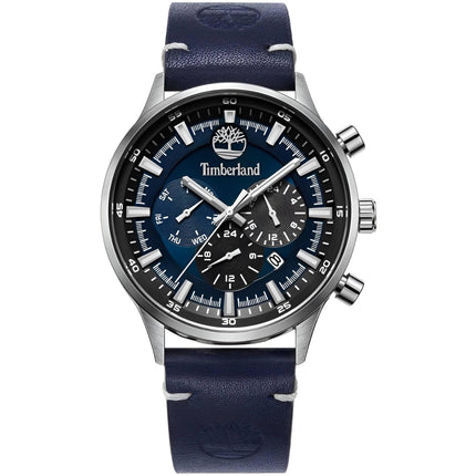 Timberland Men's Watch - Dress Sport Dark Blue and Black Dial Strap | TDWGF2181701 ,