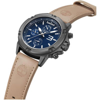 Timberland Men's Watch - Dress Sport Light Brown Leather Strap Quartz | TDWGF9002902 ,