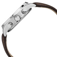 Timex Men's Chronograph Watch - Waterbury Cream Dial Leather Strap | TW2R88200 ,