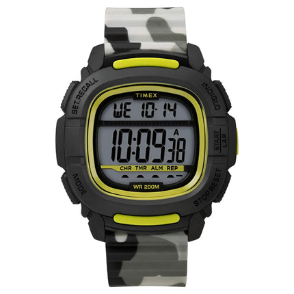 Timex Men's Watch - Boost Shock Black Case Digital Dial Camouflage Strap | TW5M26600JV ,