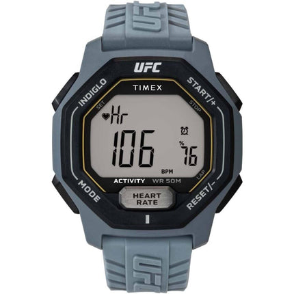Timex Men's Watch - UFC Spark Heart Rate Grey Digital Dial Resin Strap | TW2V83900 ,