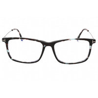Tom Ford Men's Eyeglasses - Colored Havana Acetate Rectangular Frame | FT5758-B 055 ,