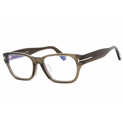 Tom Ford Men's Eyeglasses - Grey Plastic Full Rim Rectangular Frame | FT5781-D-B 020 ,