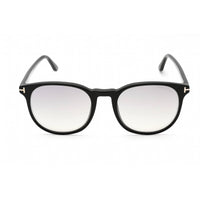 Tom Ford Unisex Sunglasses - Shiny Black Metal Round Frame, 51 mm | FT0858 01C ,