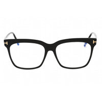 Tom Ford Women's Eyeglasses - Shiny Black Full Rim Rectangular Frame | FT5768-B 001 ,