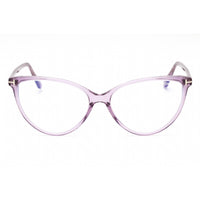 Tom Ford Women's Eyeglasses - Shiny Lilac Plastic Cat Eye Frame | FT5743-B 078 ,