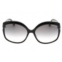 Tom Ford Women's Sunglasses - Black Cat Eye Frame Grey Gradient Lens | FT0919 01B ,