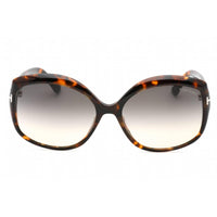 Tom Ford Women's Sunglasses - Coloured Havana Plastic Cat Eye Shape Frame | FT0919 55B ,