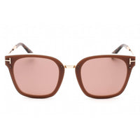 Tom Ford Women's Sunglasses - Ivory Injected Propionate Frame Brown Lens | FT1014 25E ,