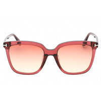 Tom Ford Women's Sunglasses - Shiny Bordeaux Full Rim Rectangular Frame | FT0958-D 69T ,