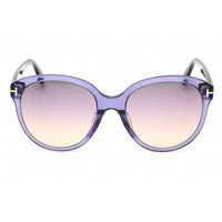 Tom Ford Women's Sunglasses - shiny Transparent Violet Full Rim Frame | FT0957-D 83B ,