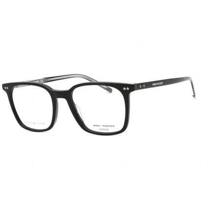 Tommy Hilfiger Men's Eyeglasses - Black Plastic Rectangular Frame | TH 1942 0807 00 ,