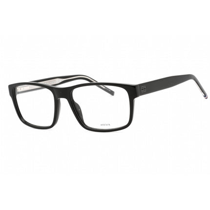 Tommy Hilfiger Men's Eyeglasses - Black Plastic Rectangular Frame | TH 1989 0807 00 ,