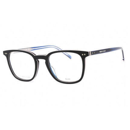 Tommy Hilfiger Men's Eyeglasses - Blue Plastic Full Rim Square Frame | TH 1814 0PJP 00 ,