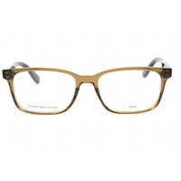 Tommy Hilfiger Men's Eyeglasses - Clear Lens Olive Rectangular Frame | Th 1487 04C3 00 ,