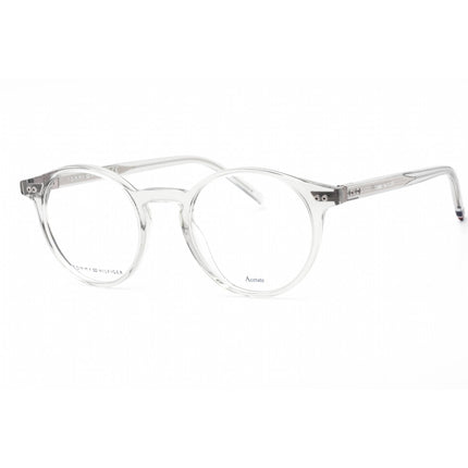 Tommy Hilfiger Men's Eyeglasses - Grey Acetate Full Rim Round Frame | TH 1813 KB7 ,
