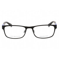 Tommy Hilfiger Men's Eyeglasses - Matte Black Rectangular Frame | Th 1284 0FO3 00 ,