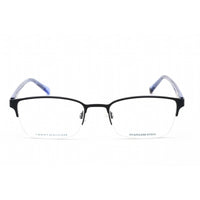 Tommy Hilfiger Men's Eyeglasses - Matte Blue Half Rim Rectangular | TH1748 0FLL 00 ,