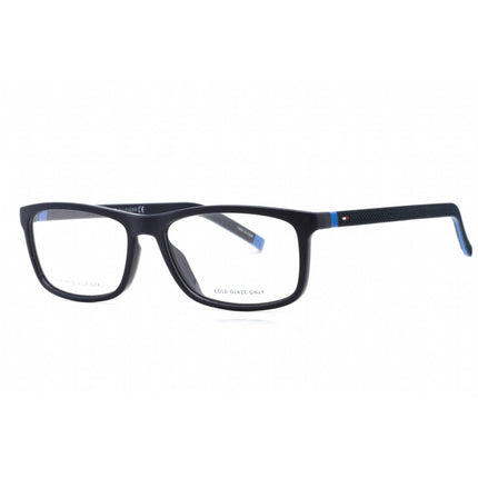 Tommy Hilfiger Men's Eyeglasses - Matte Blue Rectangular Frame | TH 1741 0IPQ 00 ,