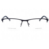 Tommy Hilfiger Men's Eyeglasses - Matte Blue Ruthenium Half Rim | TH 1692 0KU0 00 ,