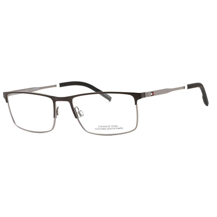 Tommy Hilfiger Men's Eyeglasses - Matte Dark Ruthenium Metal Frame | TH 1843 0XCB 00 ,