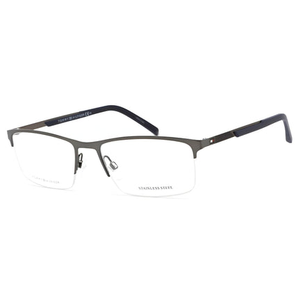 Tommy Hilfiger Men's Eyeglasses - Matte Ruthenium Rectangular Frame | TH 1692 0R80 00 ,