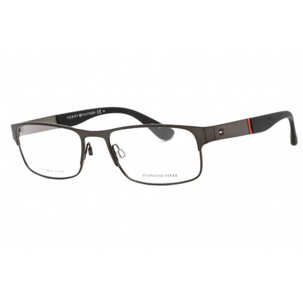 Tommy Hilfiger Men's Eyeglasses - Semi Matte Dark Ruthenium Frame | Th 1523 0R80 00 ,