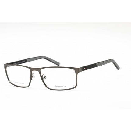 Tommy Hilfiger Men's Eyeglasses - Semi Matte Dark Ruthenium Frame | Th 1593 0R80 00 ,