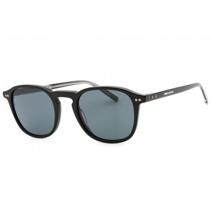 Tommy Hilfiger Men's Sunglasses - Black Plastic Full Rim Round | TH 1939/S 0807 IR ,