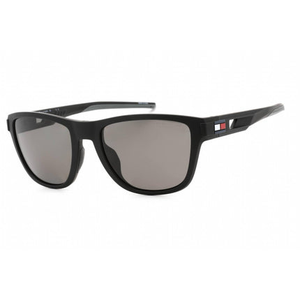 Tommy Hilfiger Men's Sunglasses - Grey Lens Matte Black Frame | TH 1951/S 0003 M9 ,