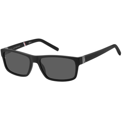 Tommy Hilfiger Men's Sunglasses - Matte Black Full Rim Rectangular | TH 1798/S 0003 ,