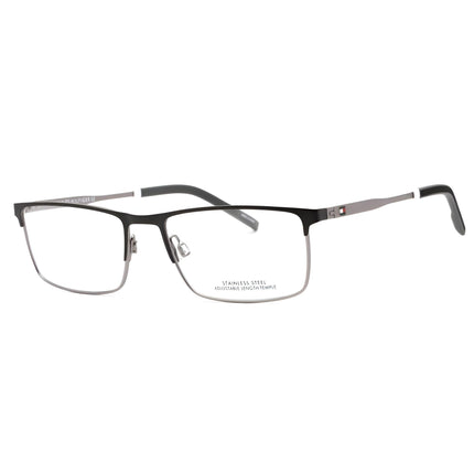 Tommy Hilfiger Unisex Eyeglasses - Black Ruthenium Rectangular Frame | TH 1843 05MO 00 ,